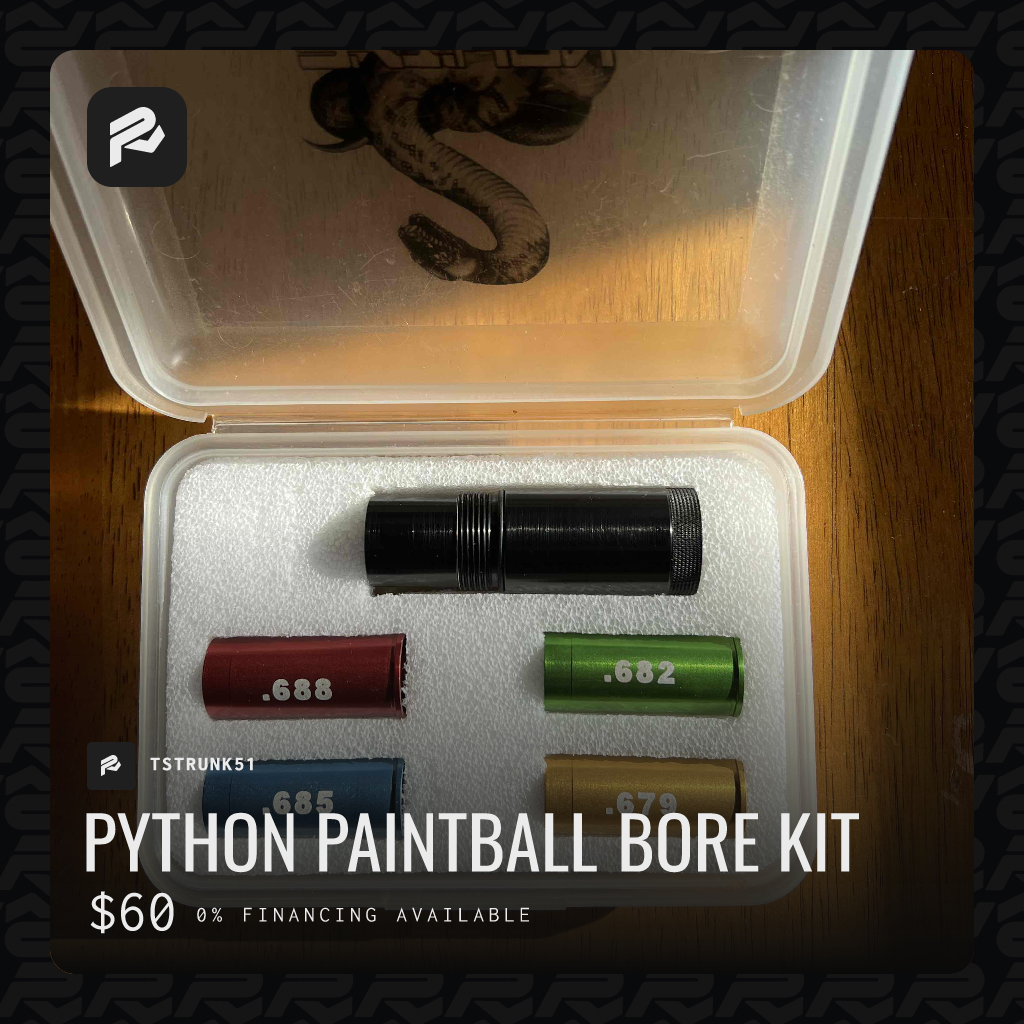 Python paintball bore kit
